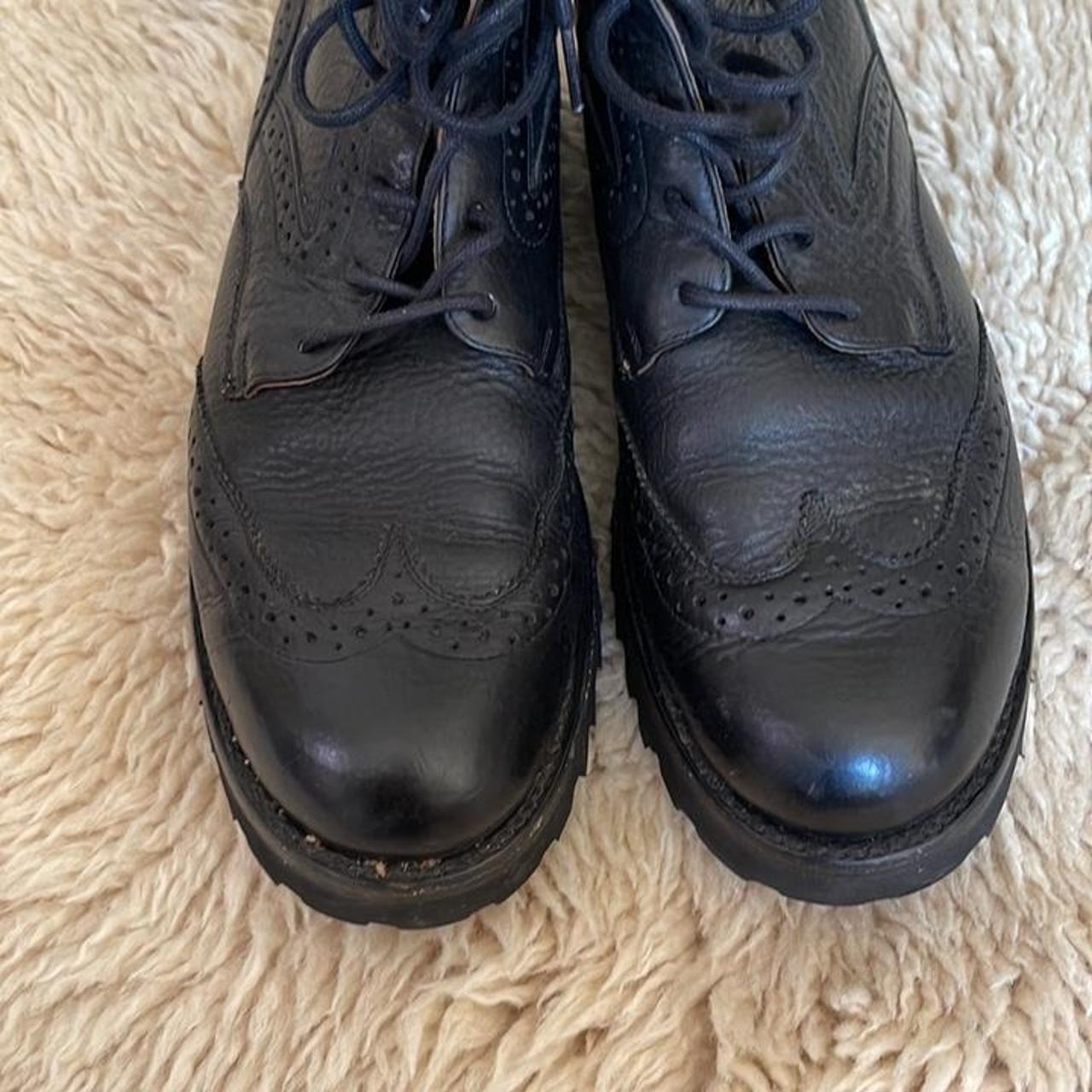 Frye genuine leather Oxford boot #frye #leatherboot - Depop