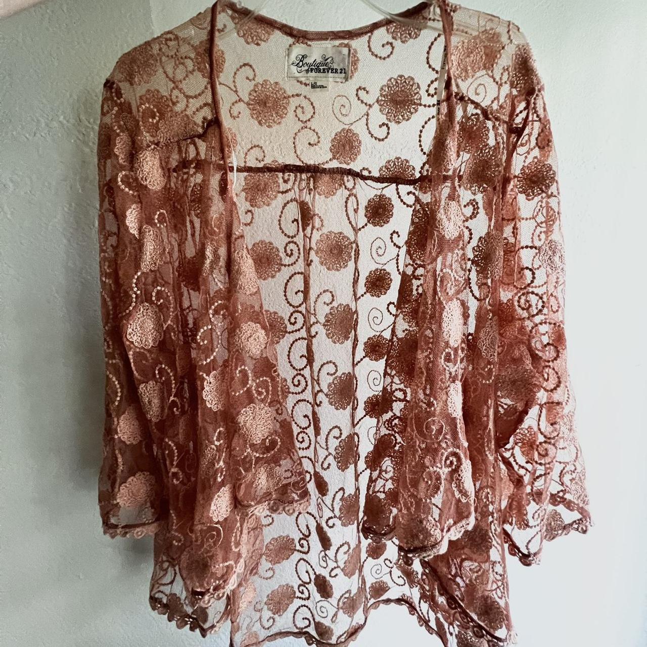 Lace cardigan forever outlet 21