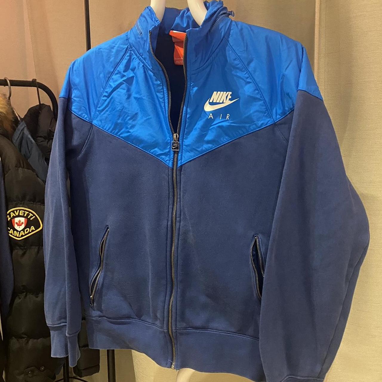 mens blue nike sweater