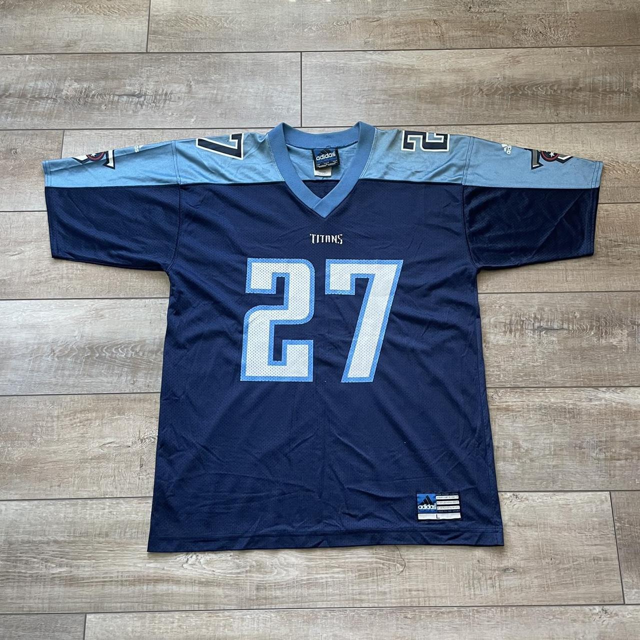 Tennessee Titans George 27 cut off jersey. Perfect - Depop