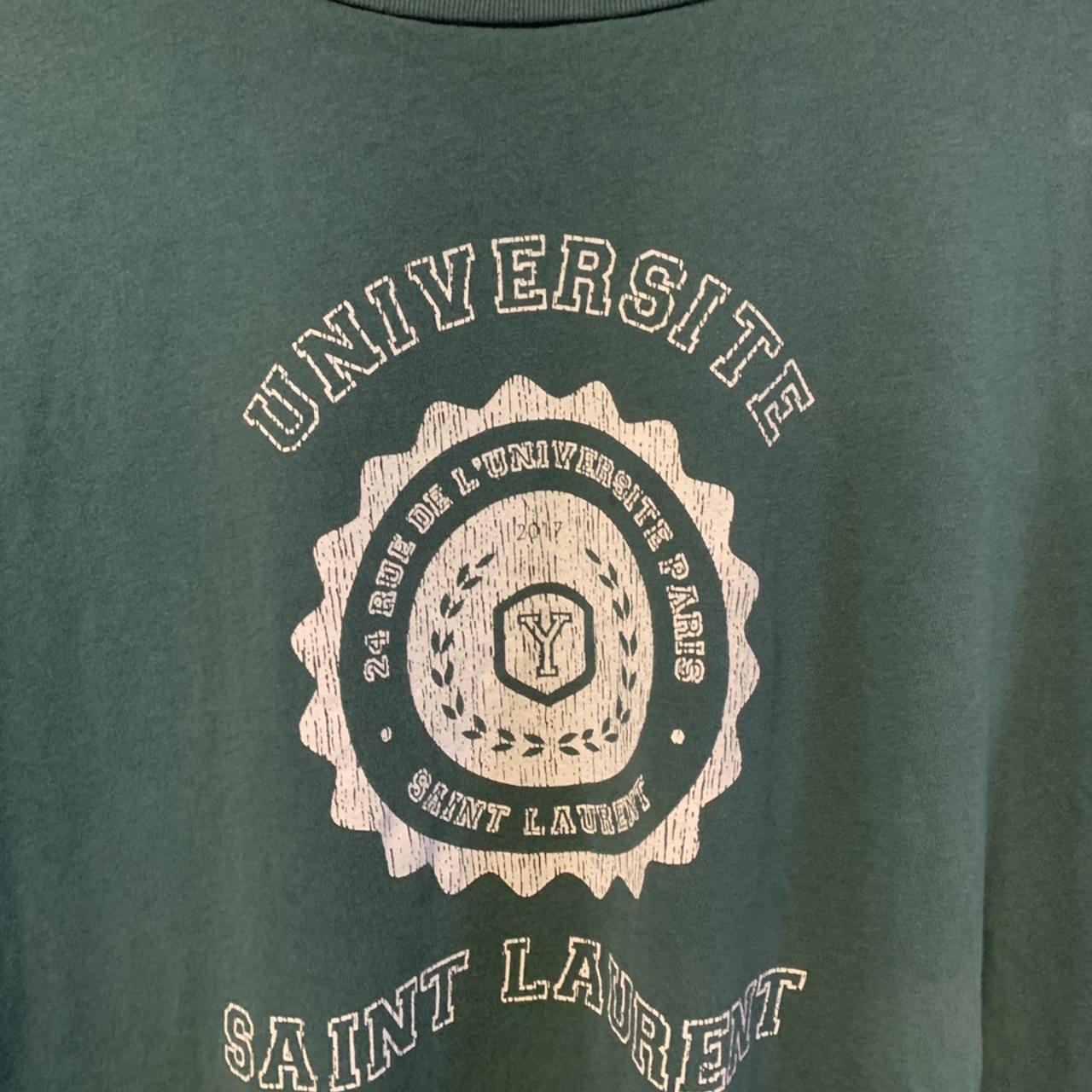 Saint laurent university outlet t shirt