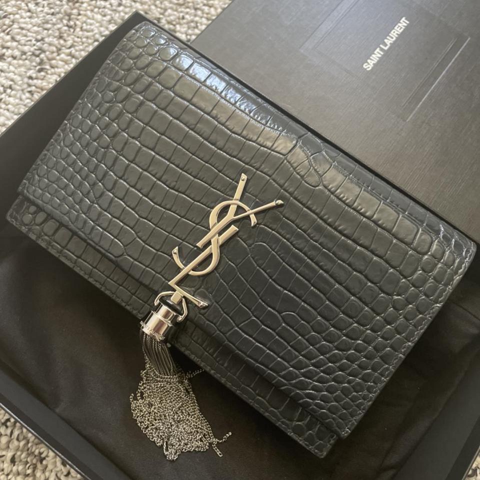 Saint Laurent Kate Medium Chain Bag Excellent - Depop