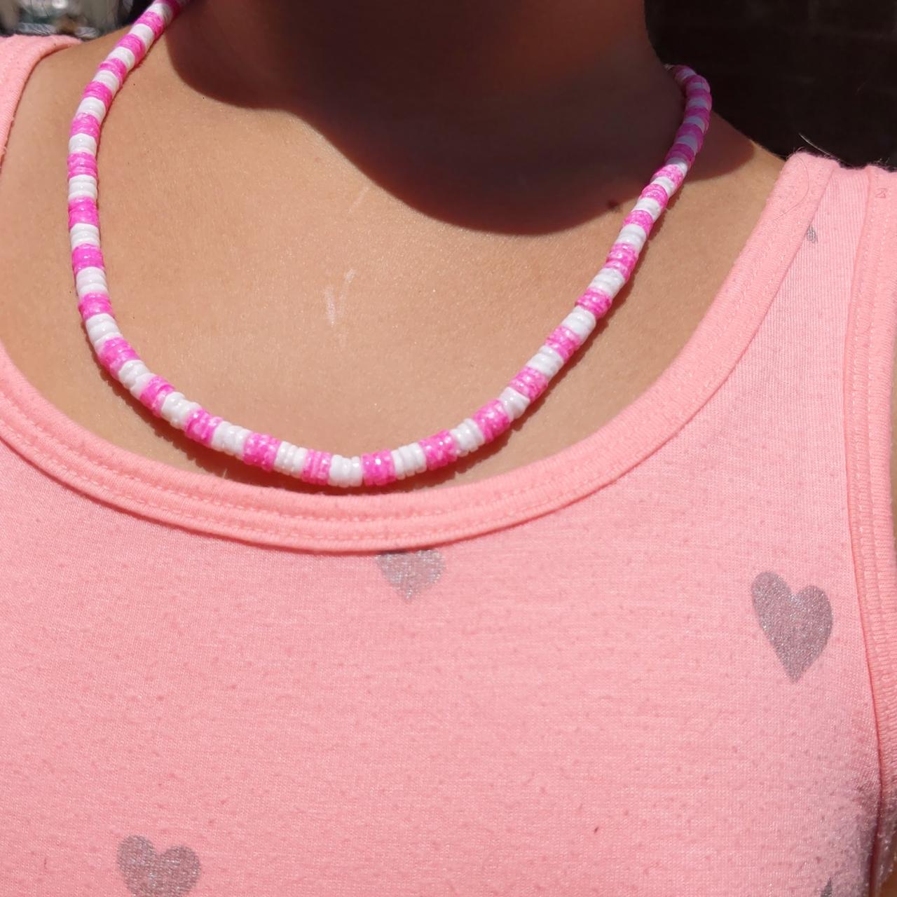 Product Image 1 - Necklace Pink and White Puka