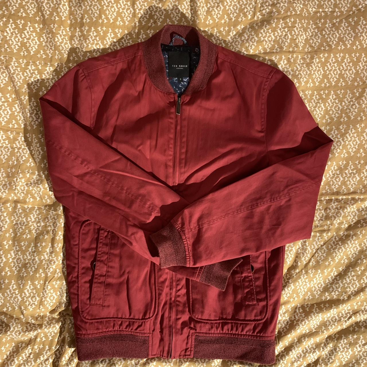 Tantalising red ted baker jacket proper quality when... Depop