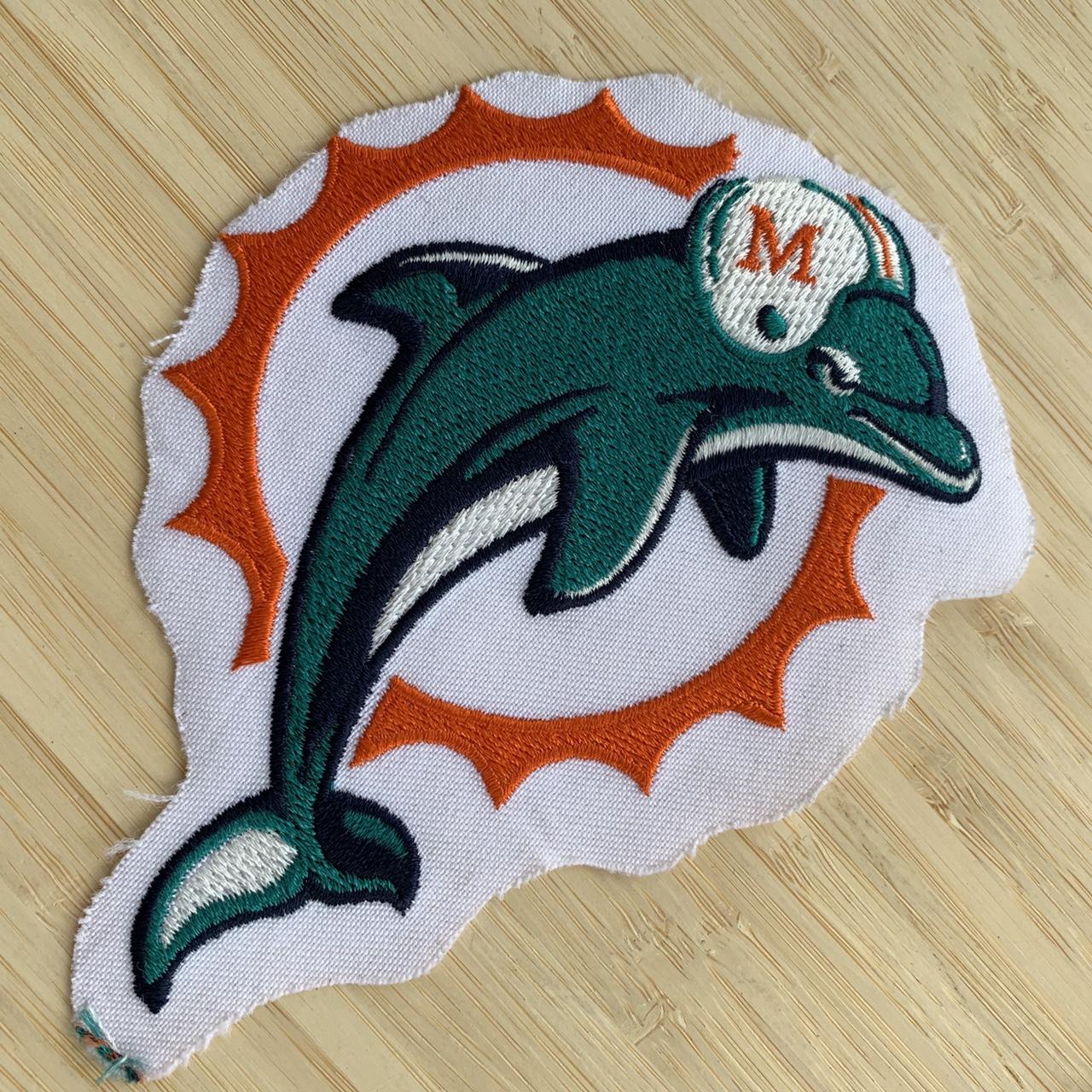 New unused stock Miami Dolphins embroidered patch.