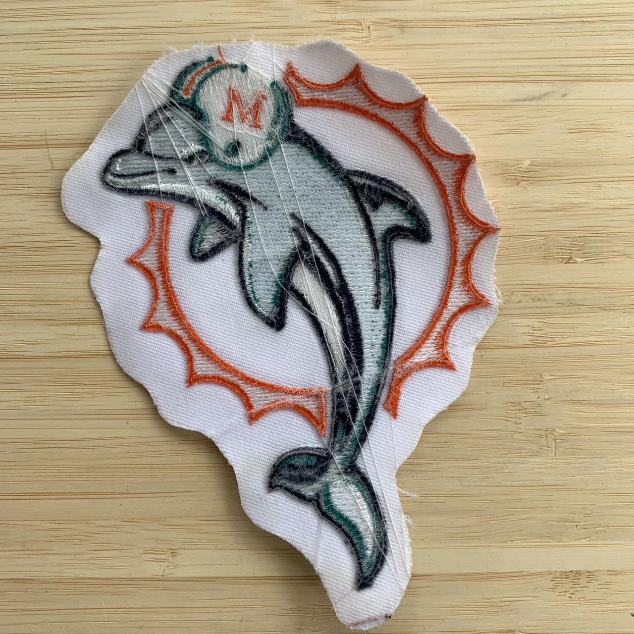 New unused stock Miami Dolphins embroidered patch.