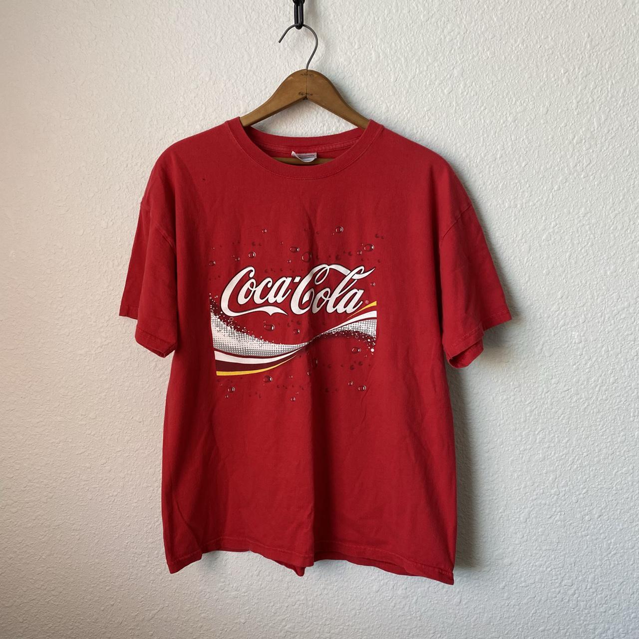 Coca-Cola Men's Red T-shirt | Depop