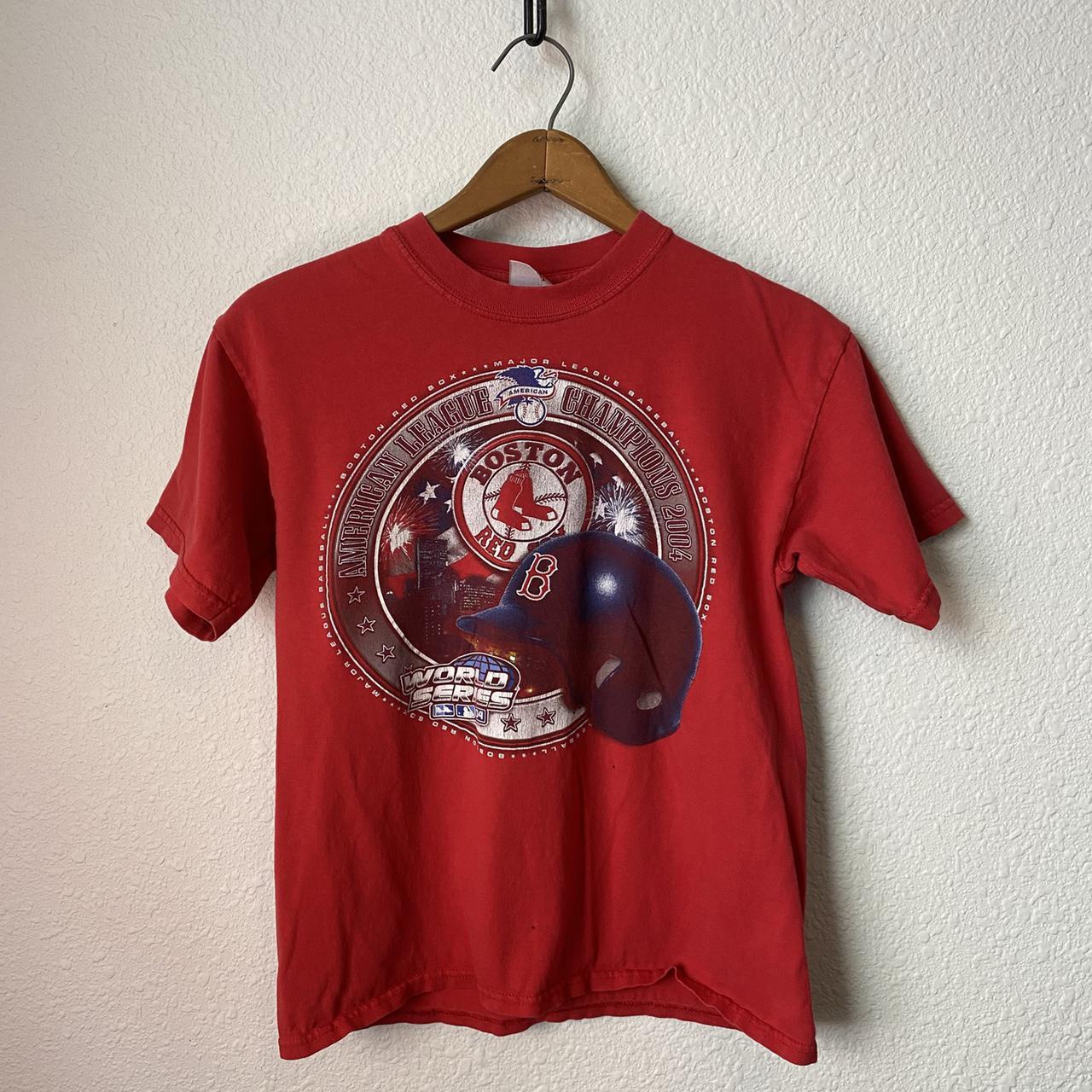 VINTAGE boston red sox t-shirt. in good condition. - Depop