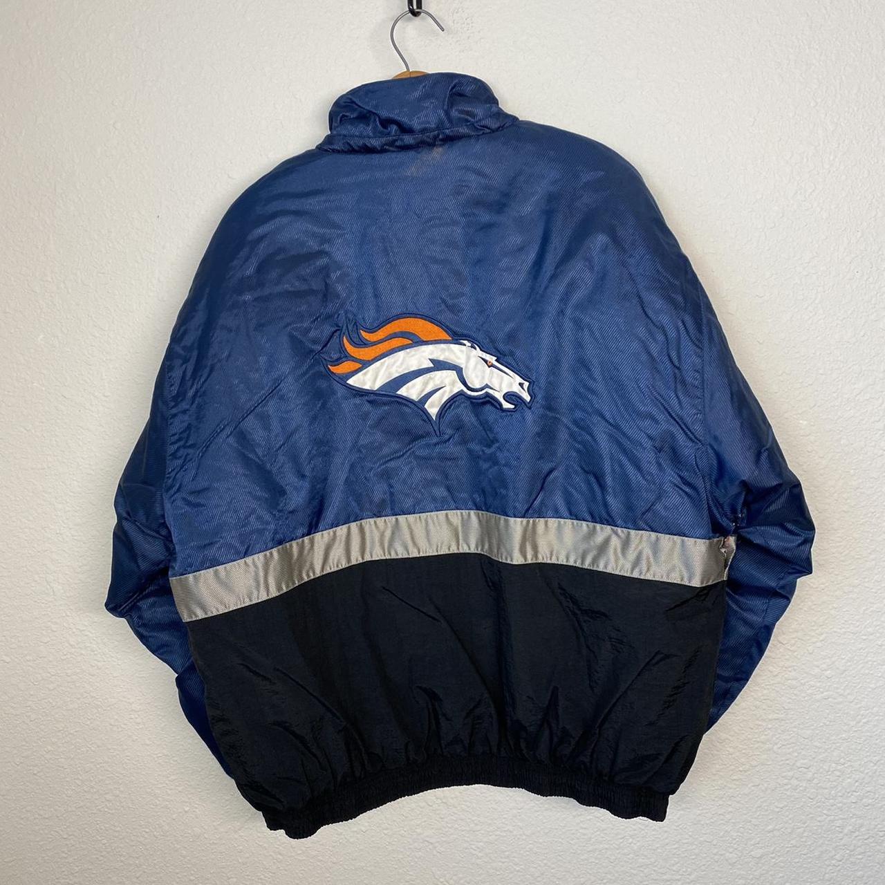 Vintage Denver Broncos Bomber Jacket Youth Small - Depop