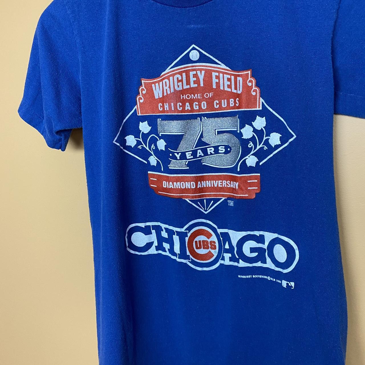 80s Vintage Chicago Cubs 1989 Wrigley Field Diamond 