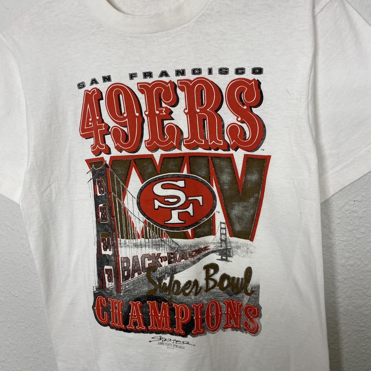 Vintage 1990 San Francisco 49ers Super Bowl... - Depop