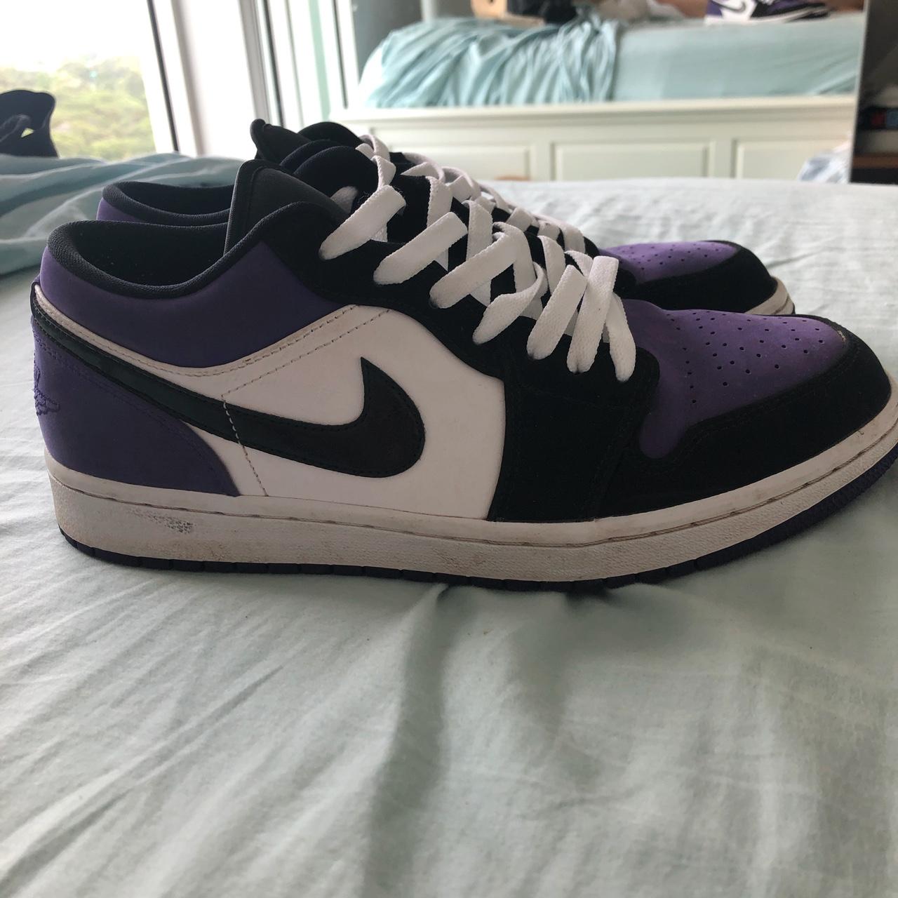 low top jordan 1 purple
