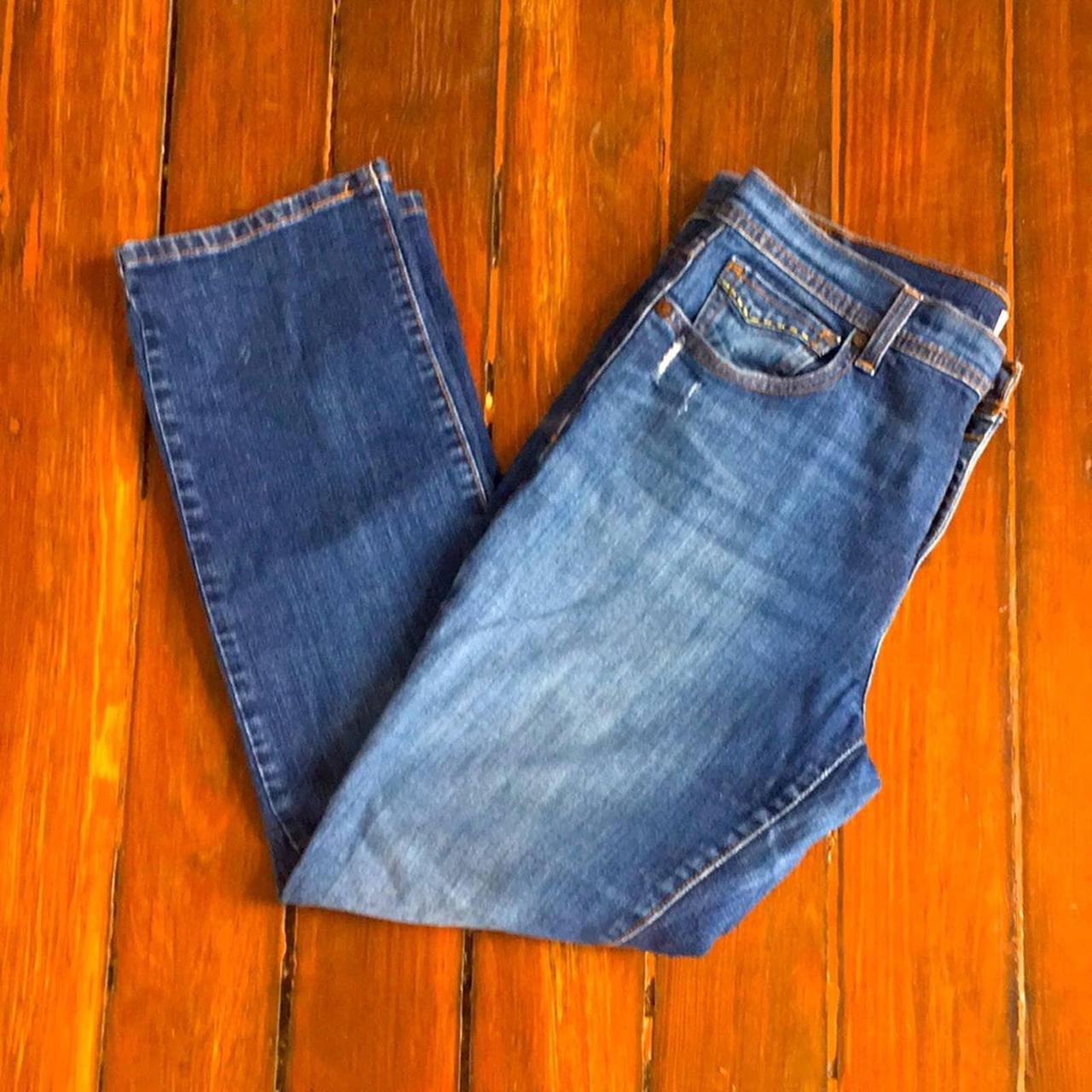 Levi’s 505 straight leg denim jeans sz 12 Waist:... - Depop