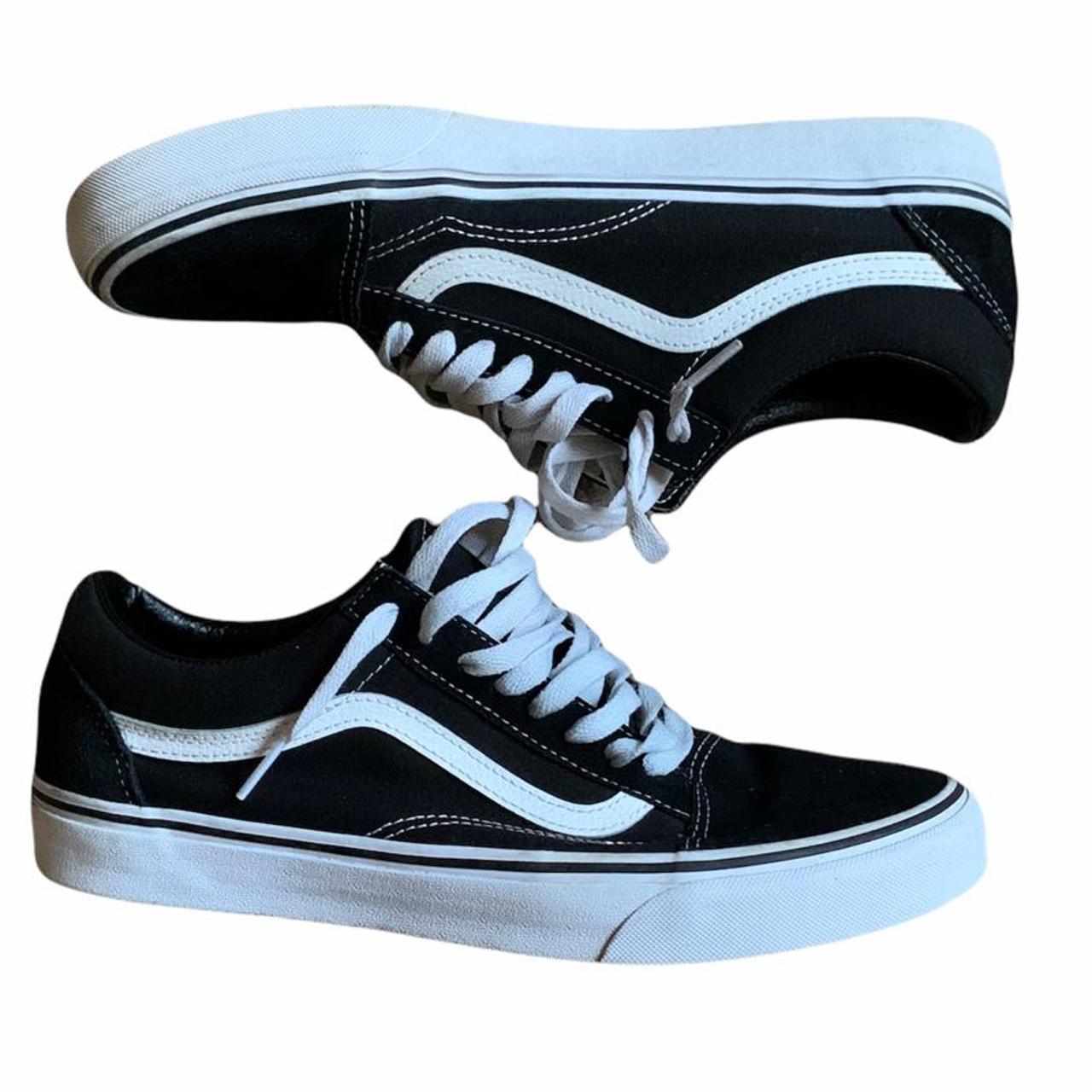 vans black size 12