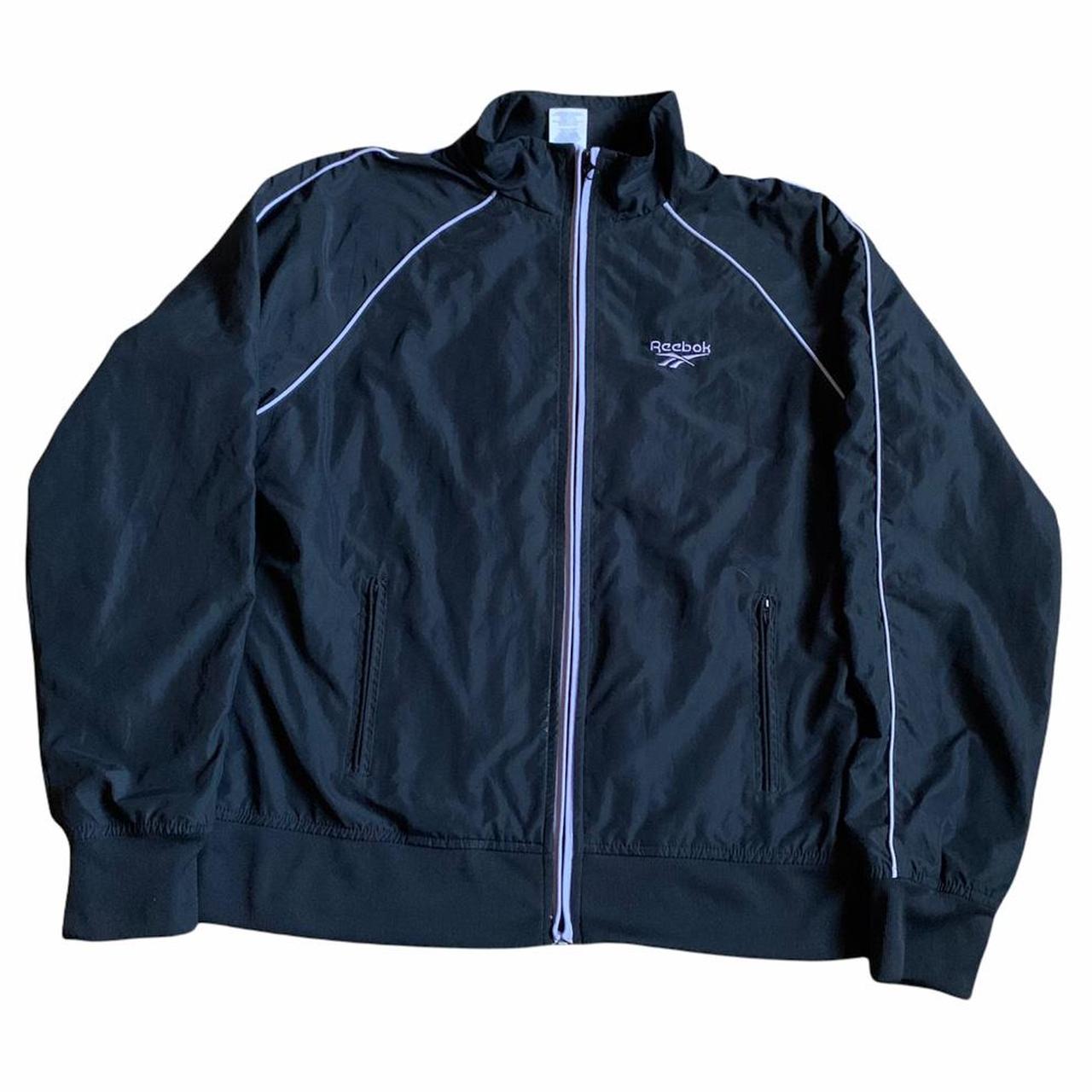 vintage y2k reebok windbreaker jacket sportswear... - Depop