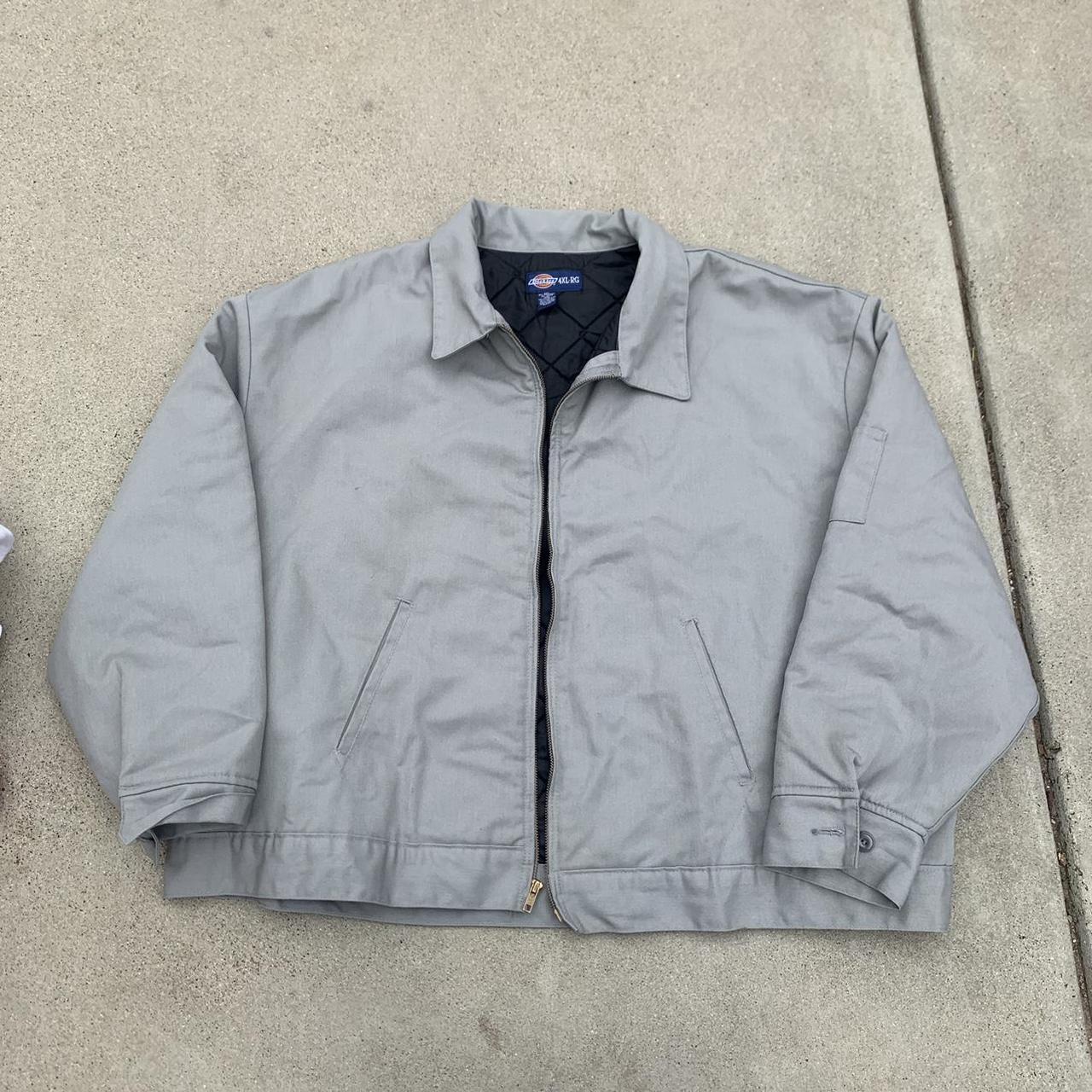 vintage dickies detroit work jacket fits like a mens... - Depop