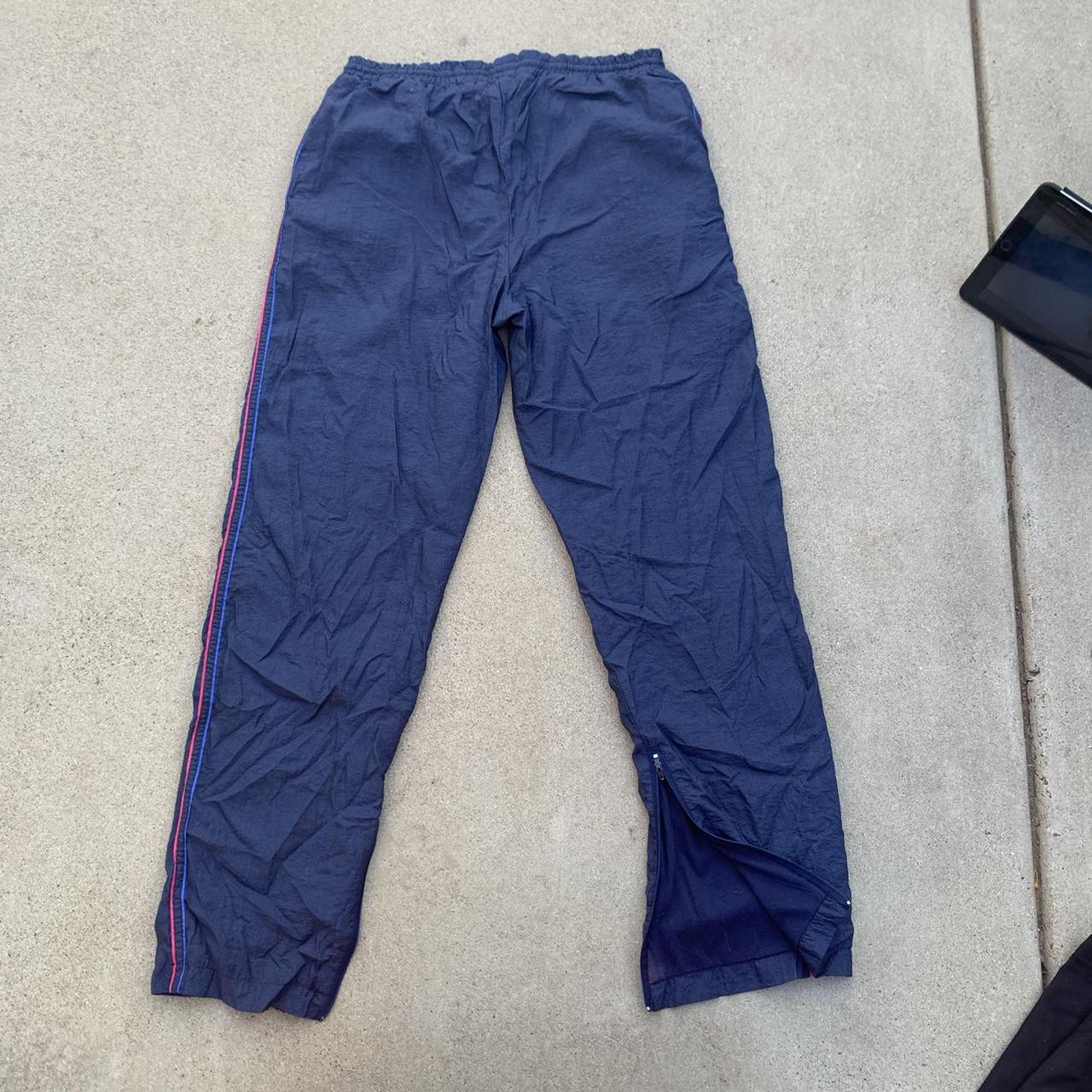 Adidas Men's Navy and Red Joggers-tracksuits | Depop