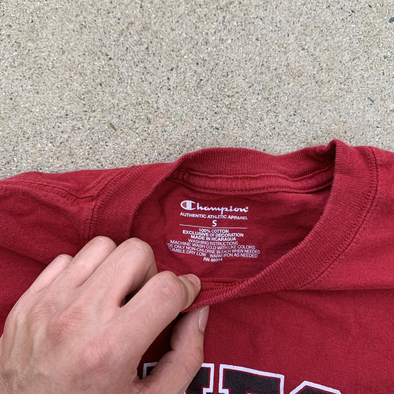 Vintage Y2K Stanford Cardinal red embroidered spell - Depop