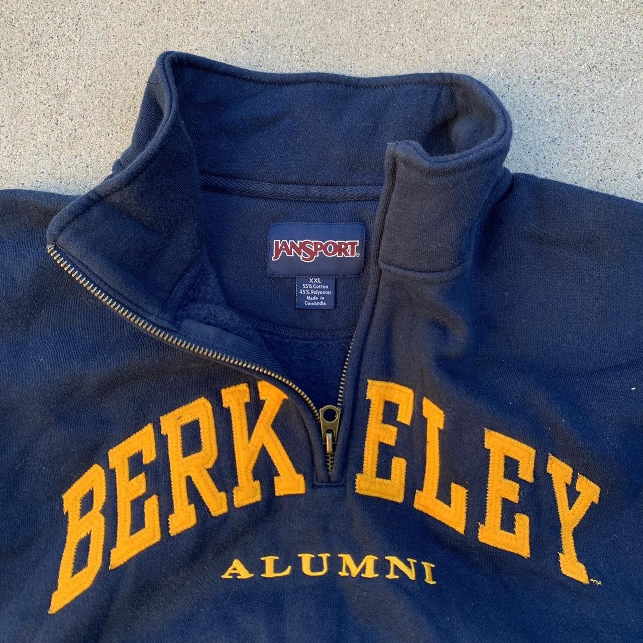 jansport college university jacket quarter zip up uc... Depop