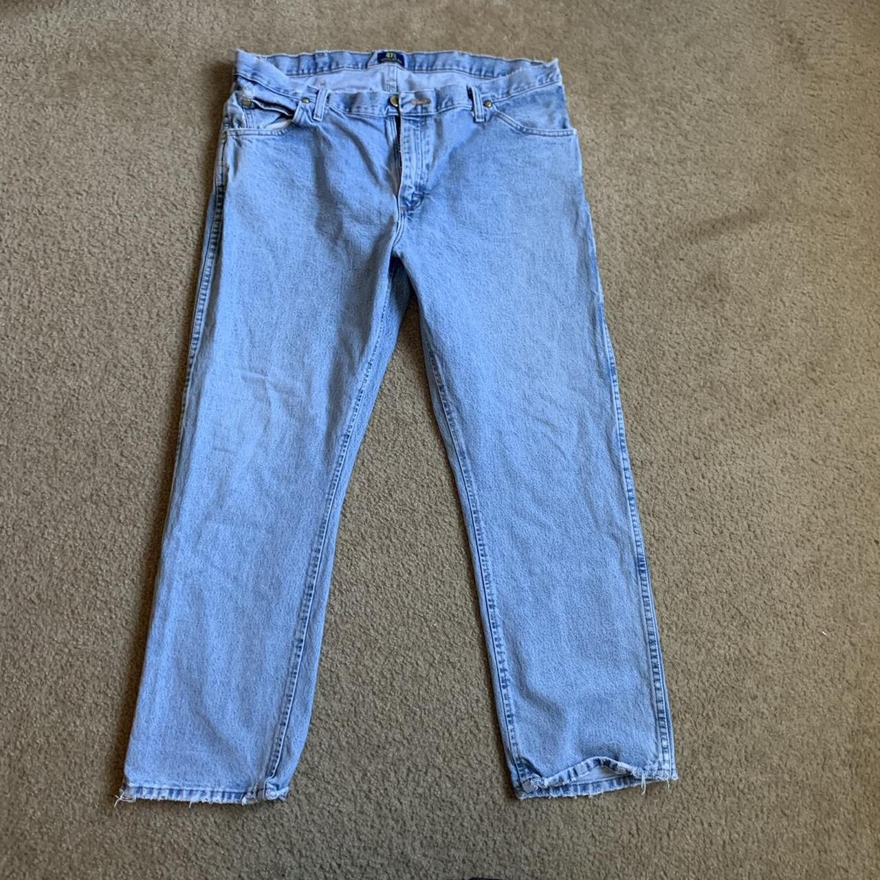 - vintage wrangler mwz wild west 693 jeans light... - Depop