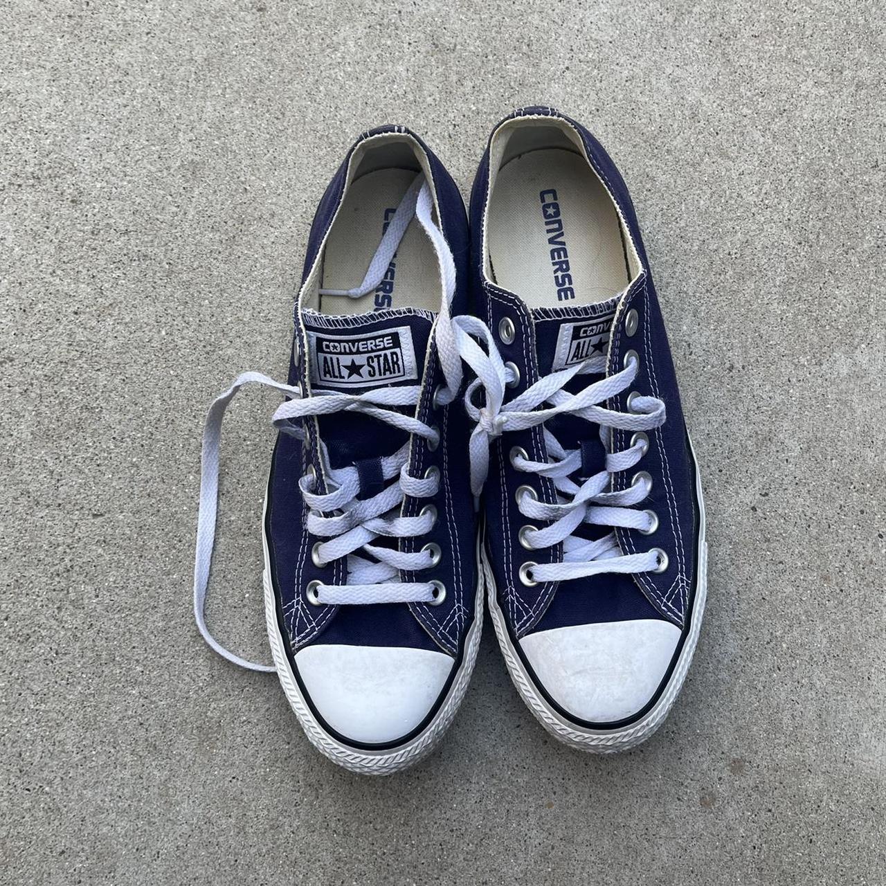 converse all star og low tops mens size 9 womens... - Depop