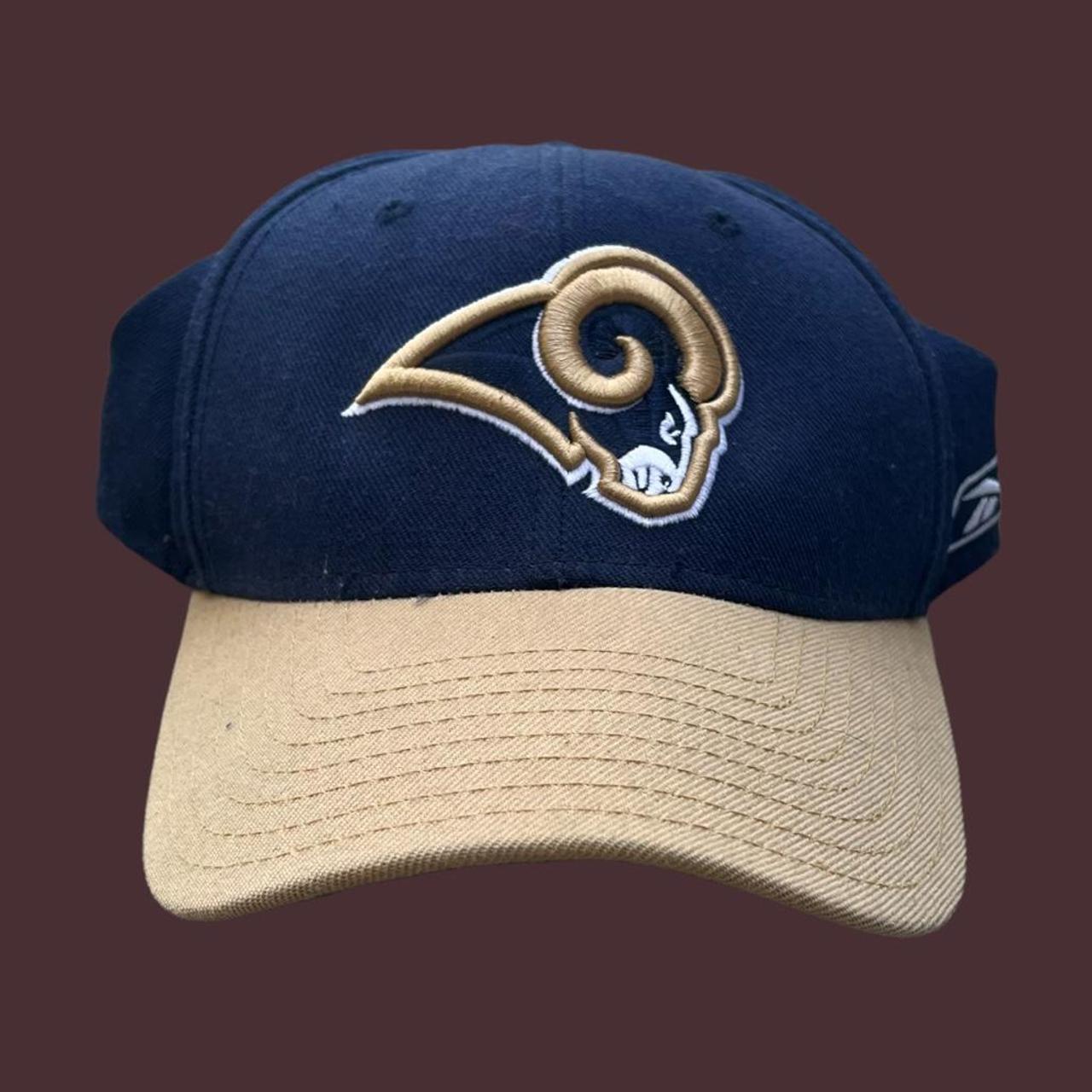 st. louis rams fitted cap reebok nfl football hat - Depop