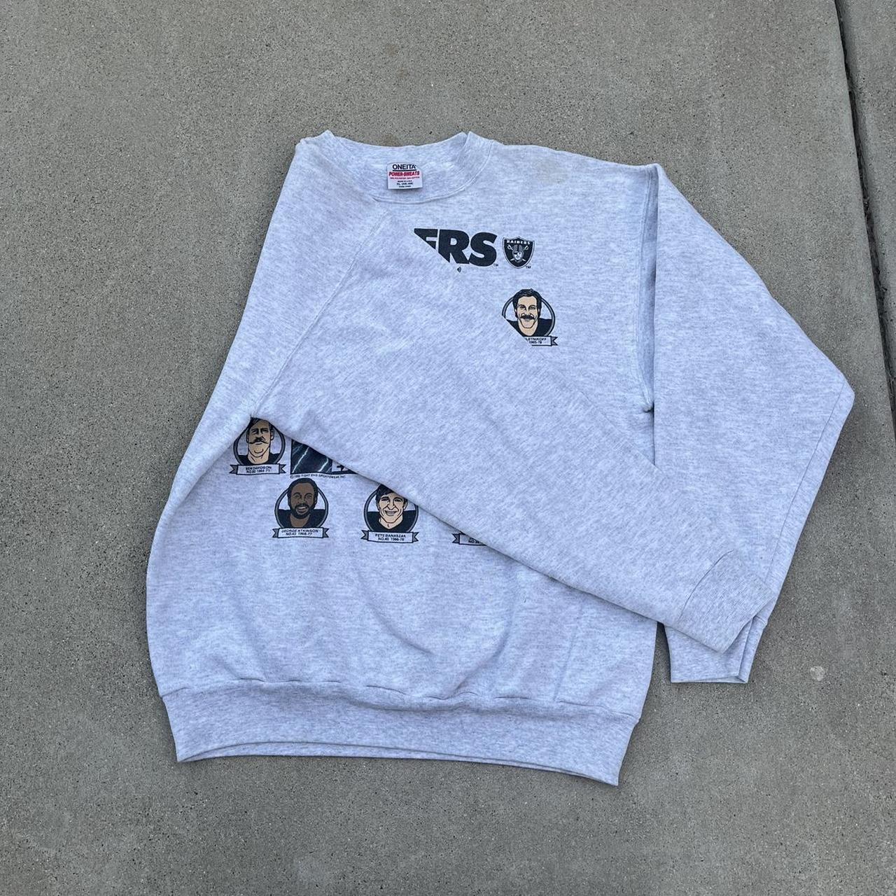 oakland raiders legends 90s oneita sweats crewneck...