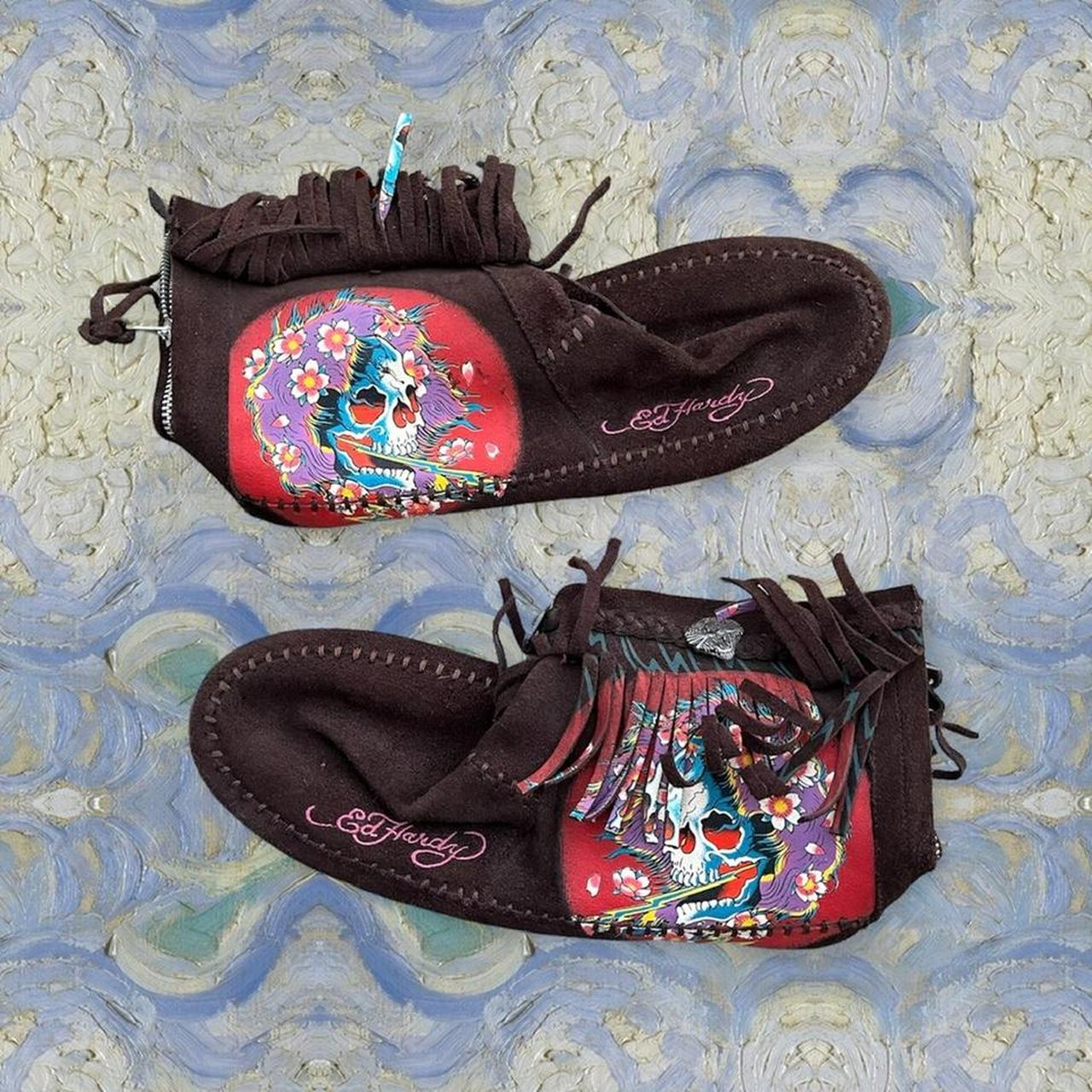 Skeleton moccasins on sale