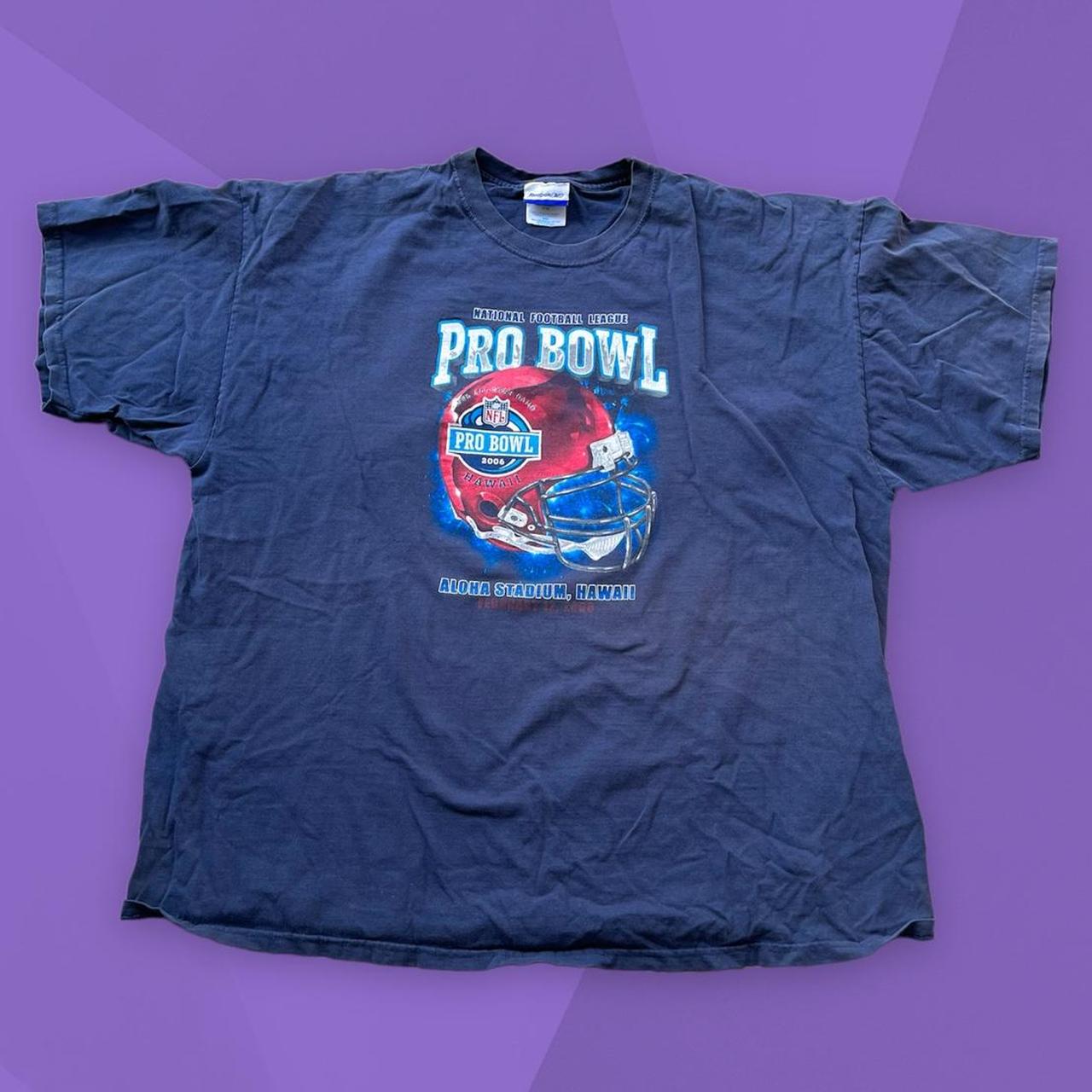 Nfl football pro bowl vintage blue Hawaii t shirt - Depop