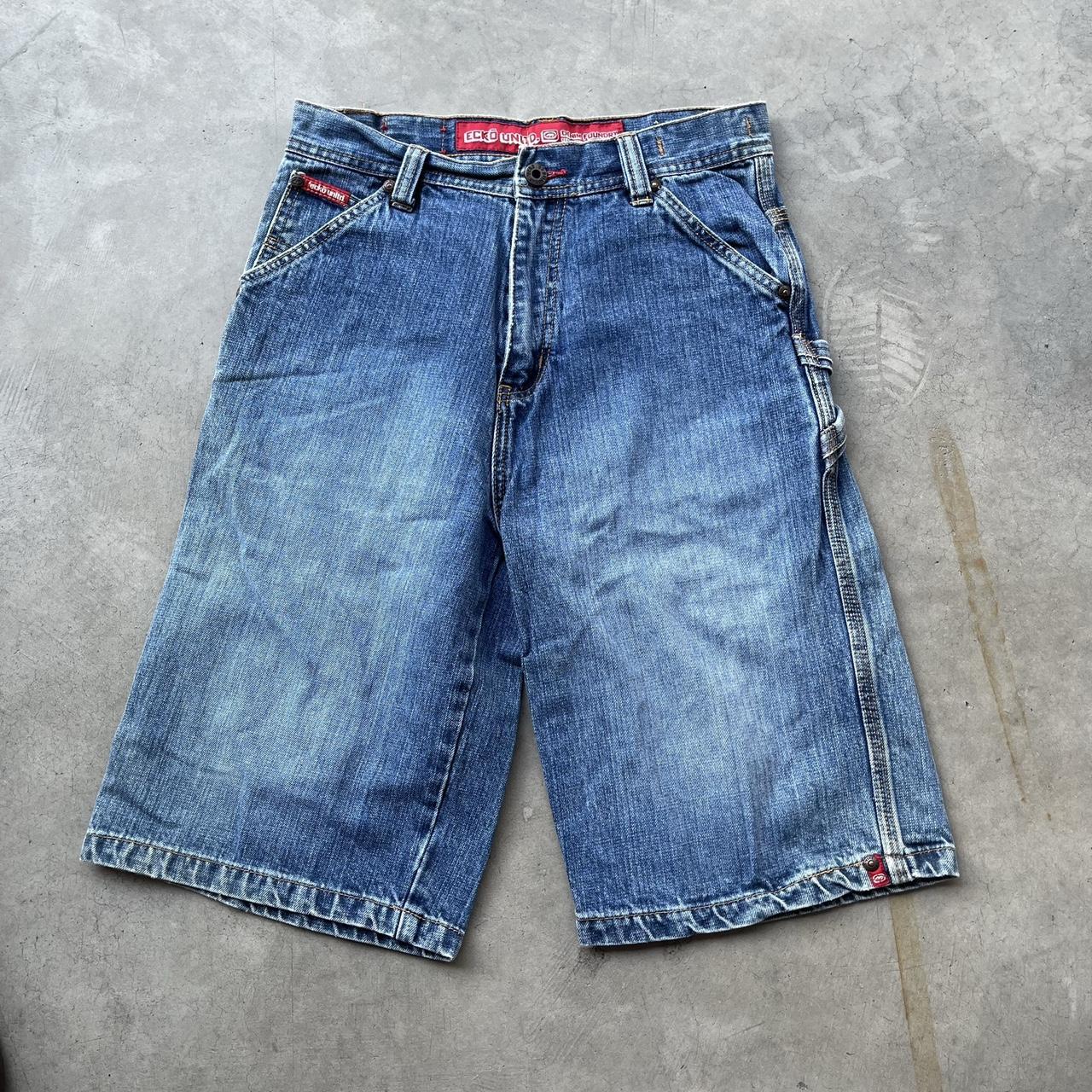 ecko unltd carpenter painter jean shorts beautiful... - Depop