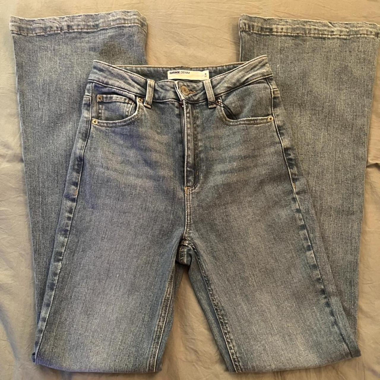 GARAGE FLARED HIGH WAISTED JEANS. these are brand... - Depop