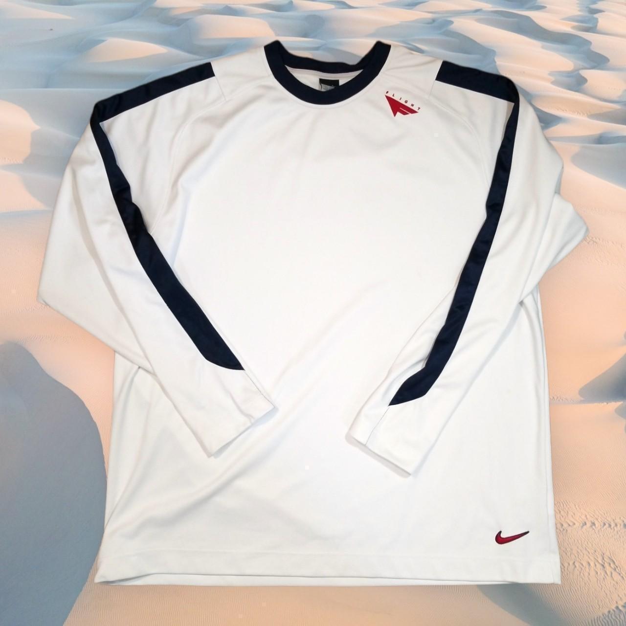 Nike Flight vintage big boy drip jersey fabric Long... Depop