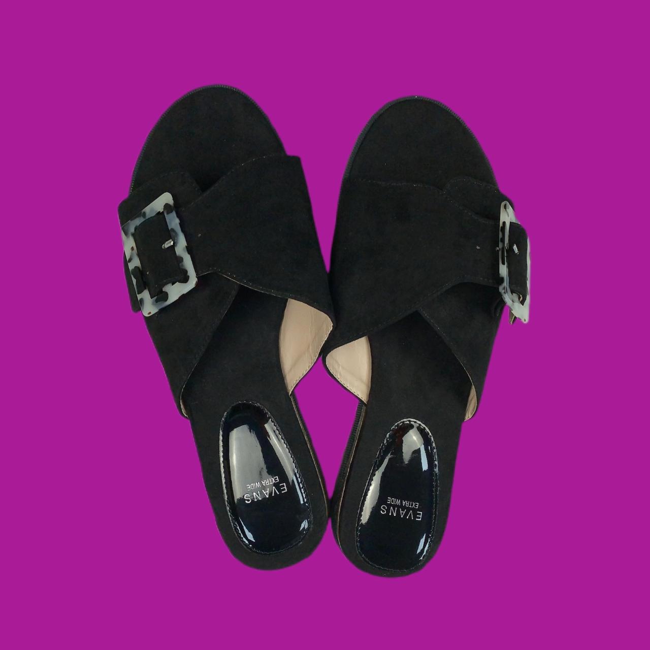 Evans wide clearance sandals