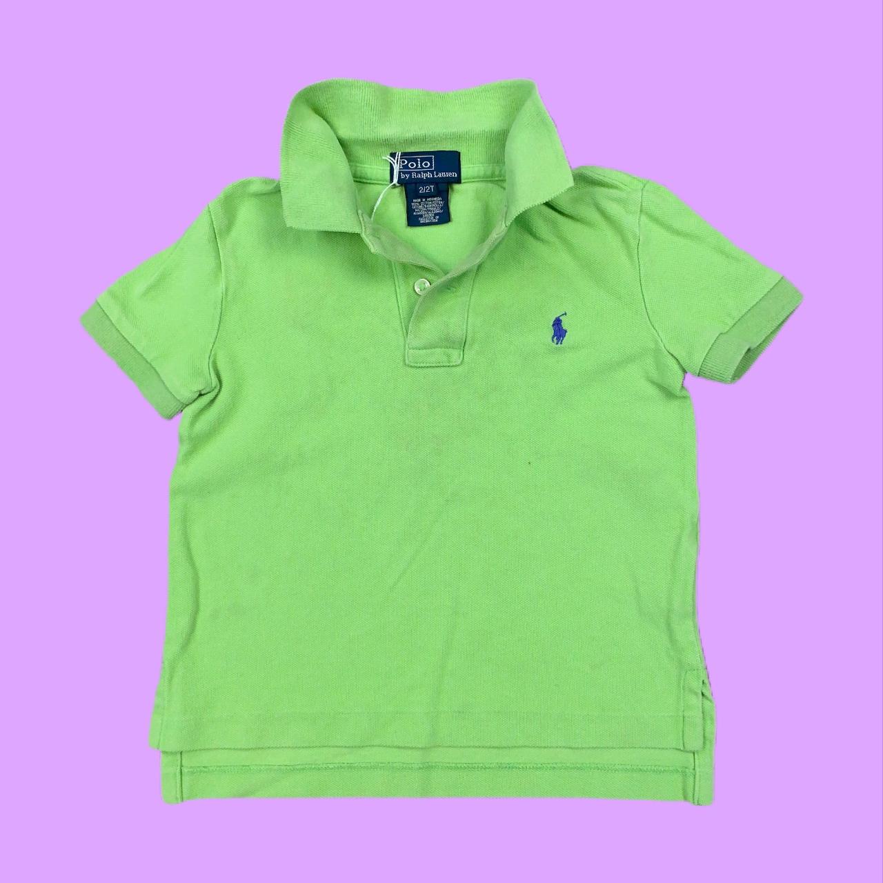 Lime green hotsell toddler polo shirt