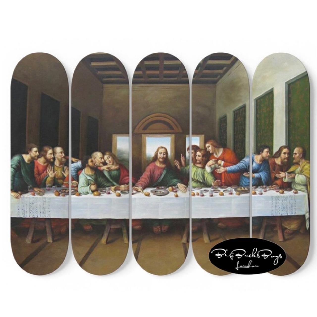 Last Supper skateboard Deck wall art No... - Depop