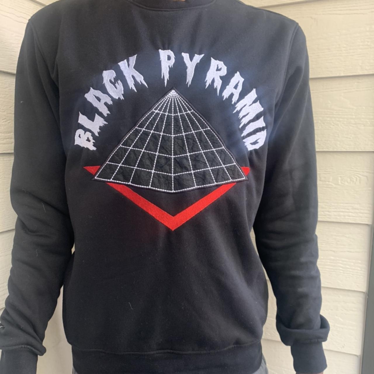 Black best sale pyramid sweatshirt