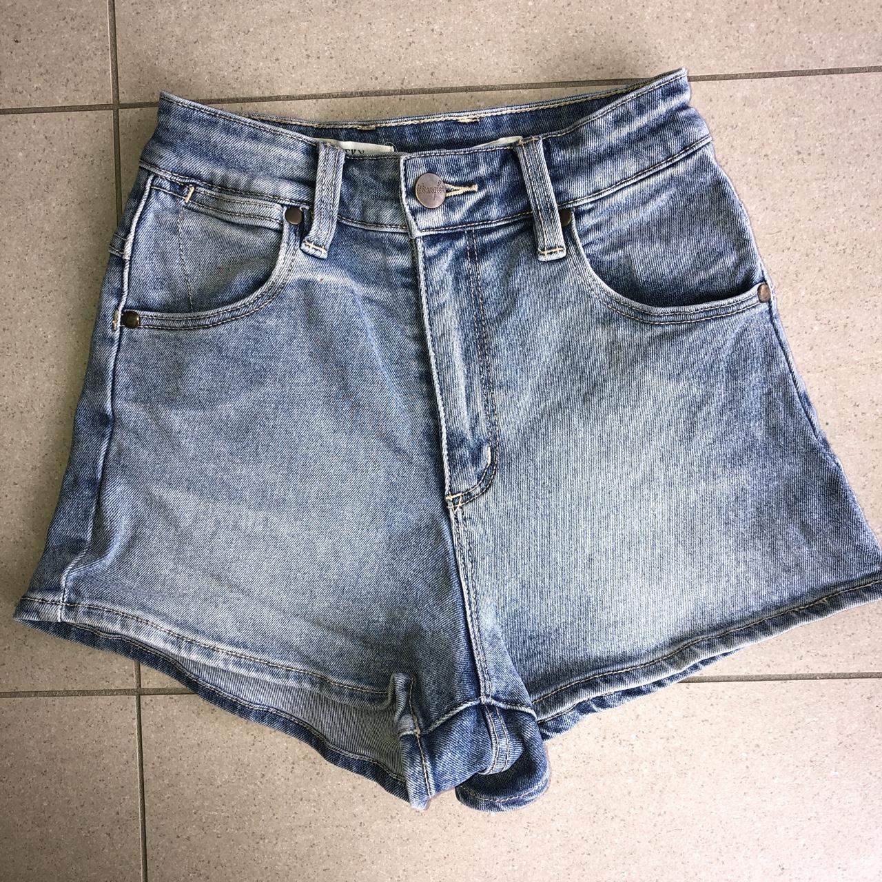 wrangler hi cheeky shorts