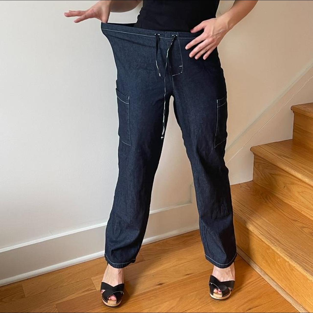 Dickies drawstring cargo pants size men's small,... Depop