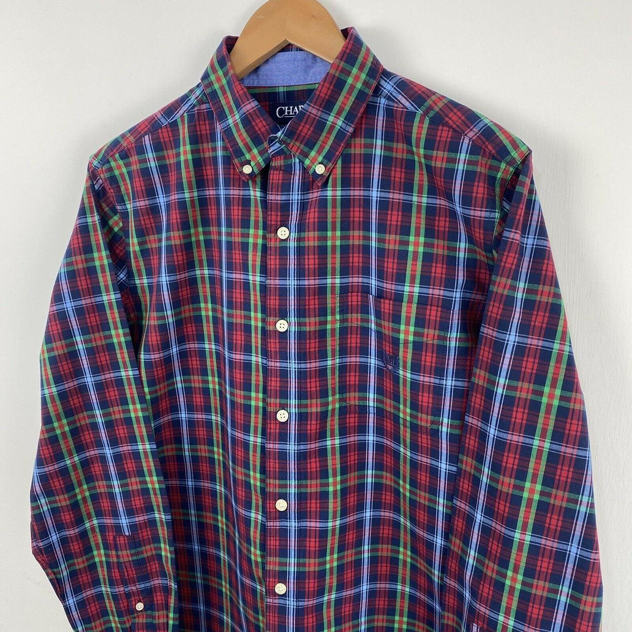 Chaps Ralph Lauren Mens Check Shirt Multicoloured... - Depop