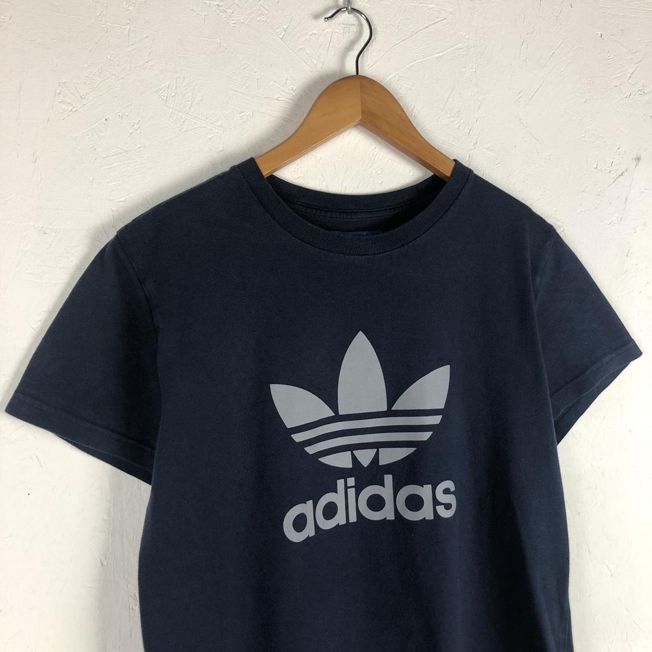 ADIDAS trefoil logo t shirt - size medium - fits... - Depop