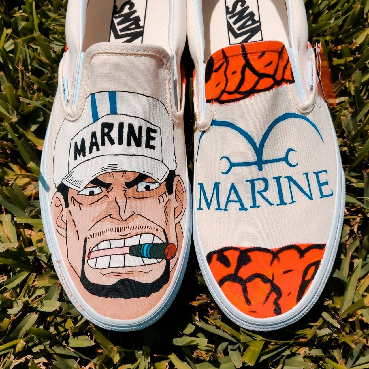 Custom Shoes One Piece On Vans