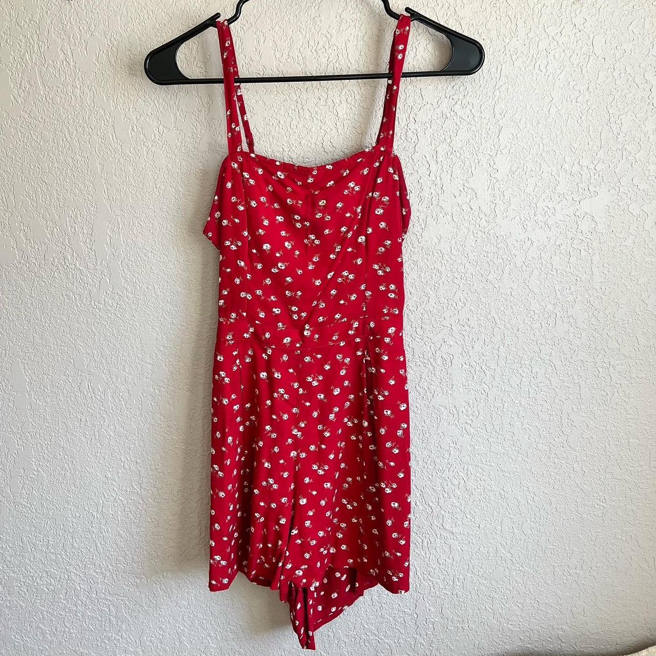 Hollister shop red romper