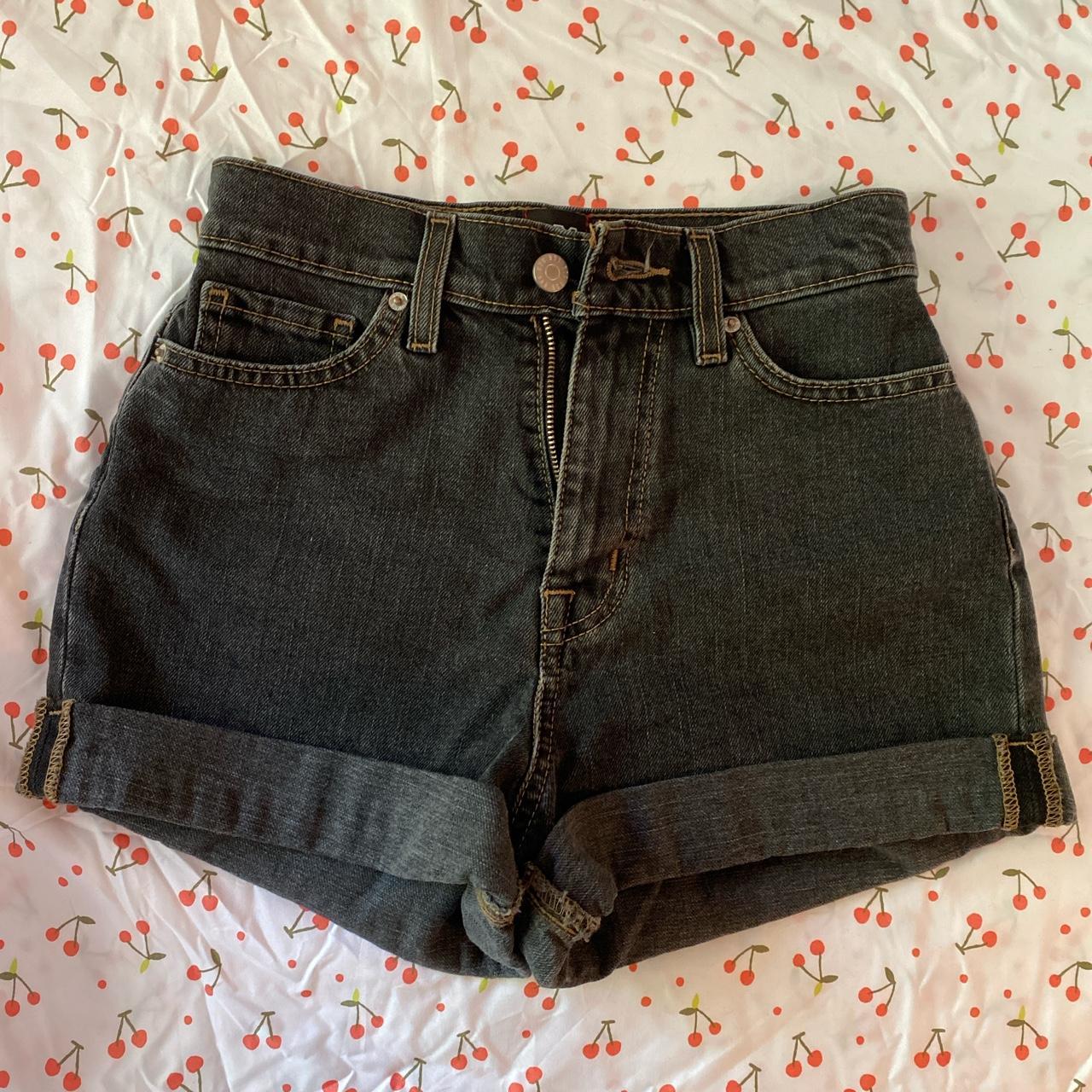 bdg high rise black mom jean shorts! the perfect... Depop