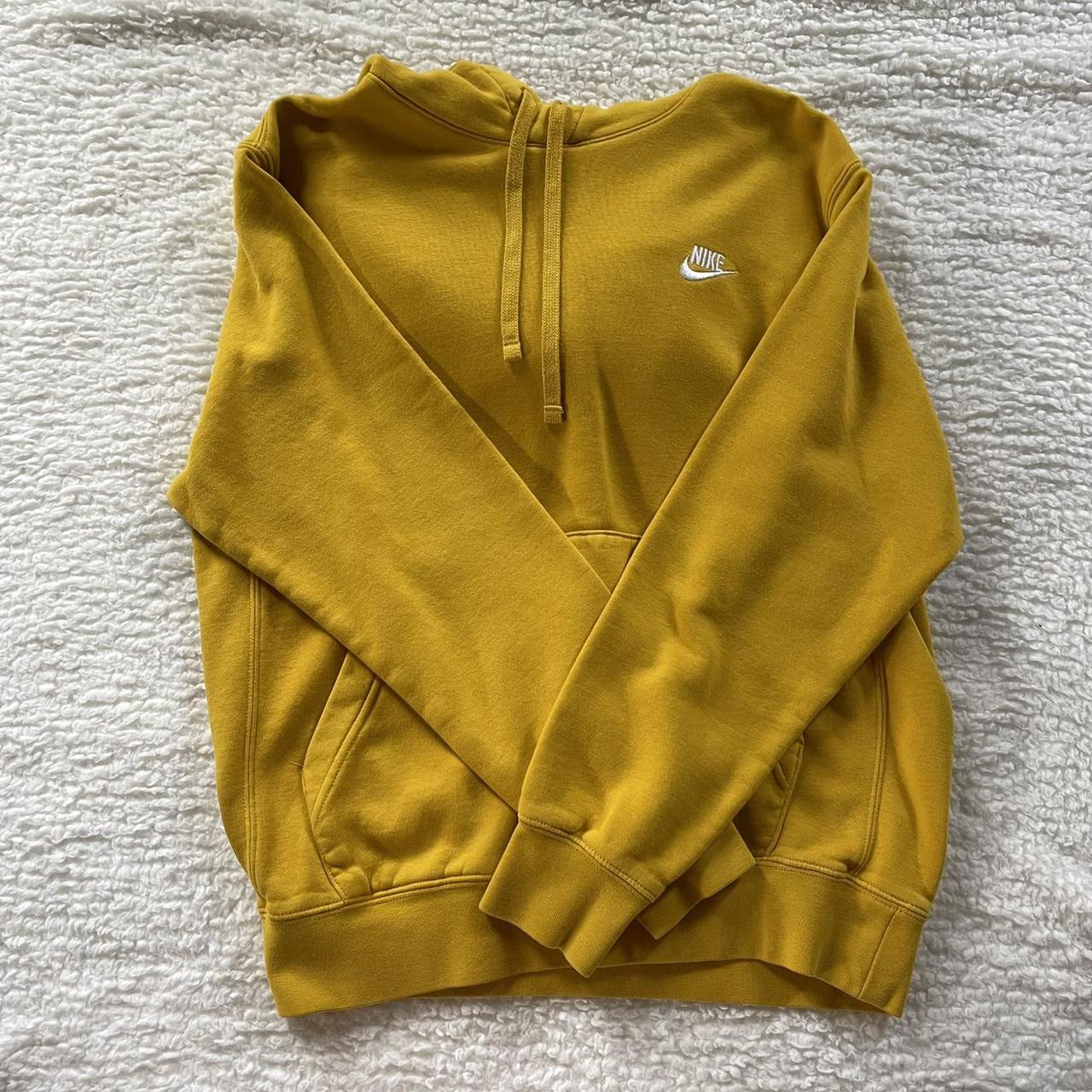 pale yellow nike hoodie