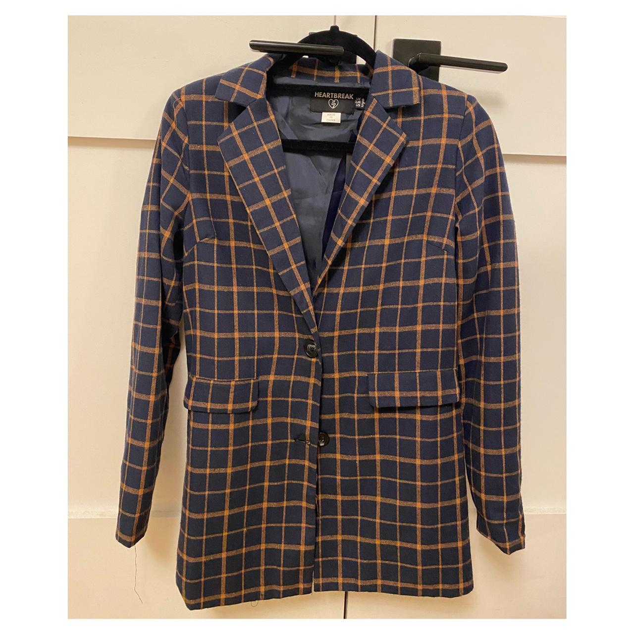 Heartbreak Women's Navy and Orange Jacket (2)