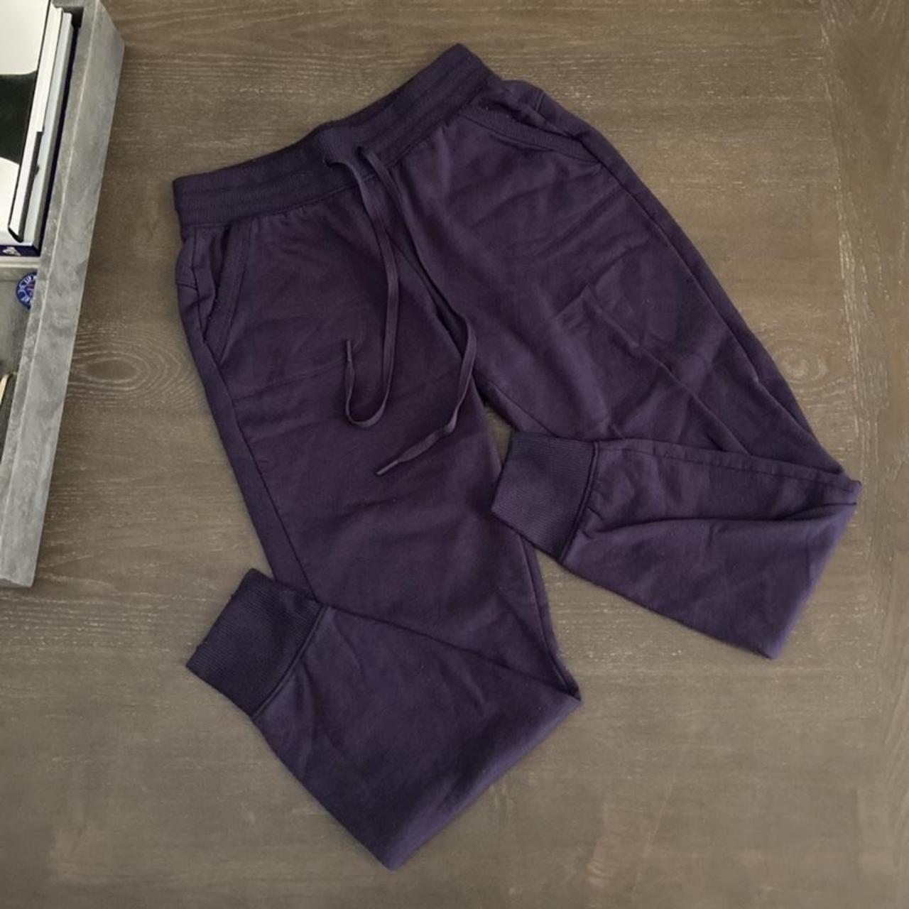 Athletic Works Purple Sweatpants -Really - Depop
