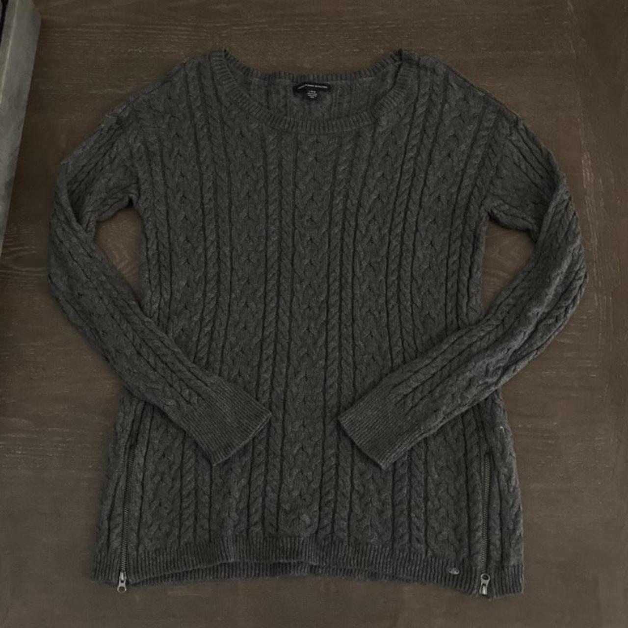 American Eagle Cable Knit Sweater -Functional... - Depop