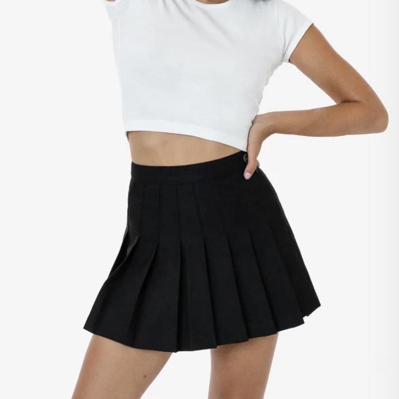 American Apparel Women's Black Skirt | Depop