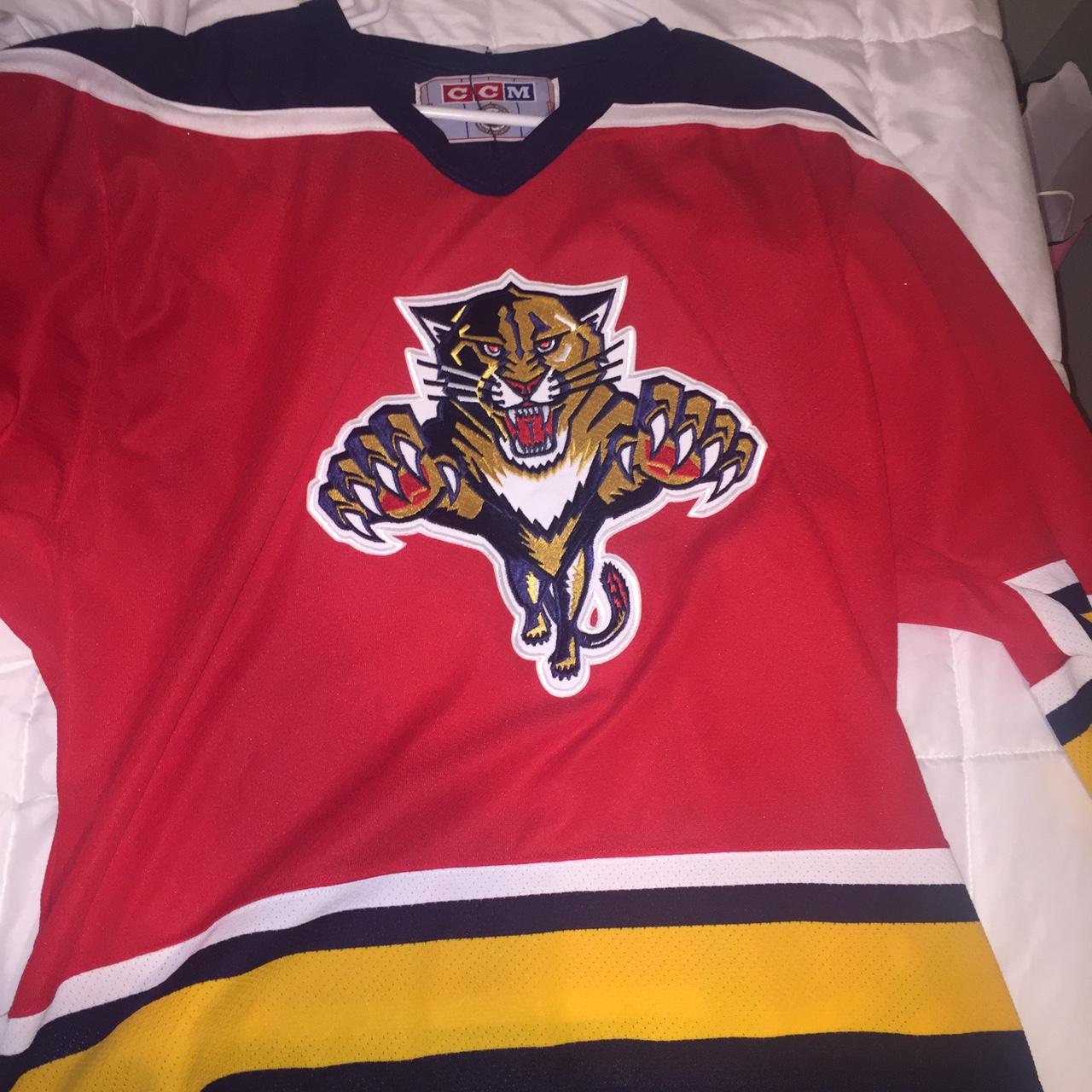 Pro Player Florida Panthers Stitched Hockey Jersey - Depop