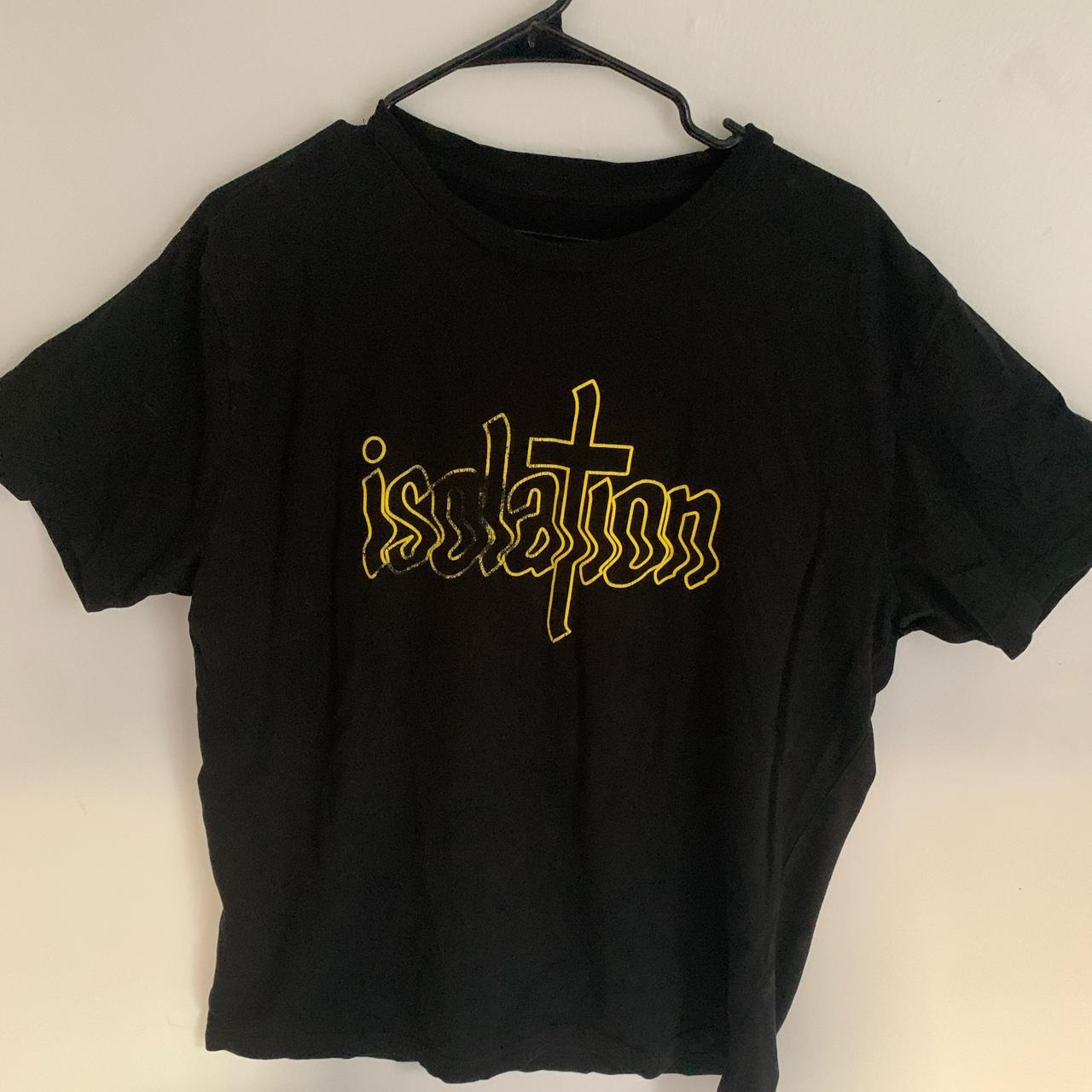 Women's Black and Yellow T-shirt | Depop